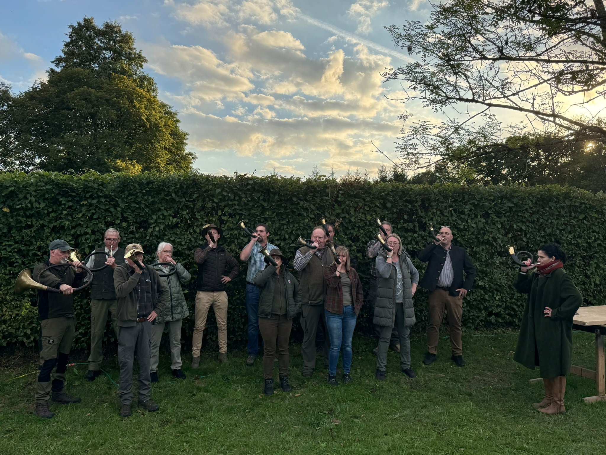 Die Jagdhornbläser des Bläsercorps